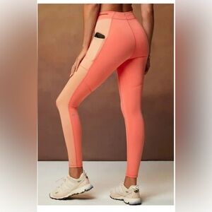 Fabletics Motion365+ High-Waisted Bungee Legging in Coral Women’s XL